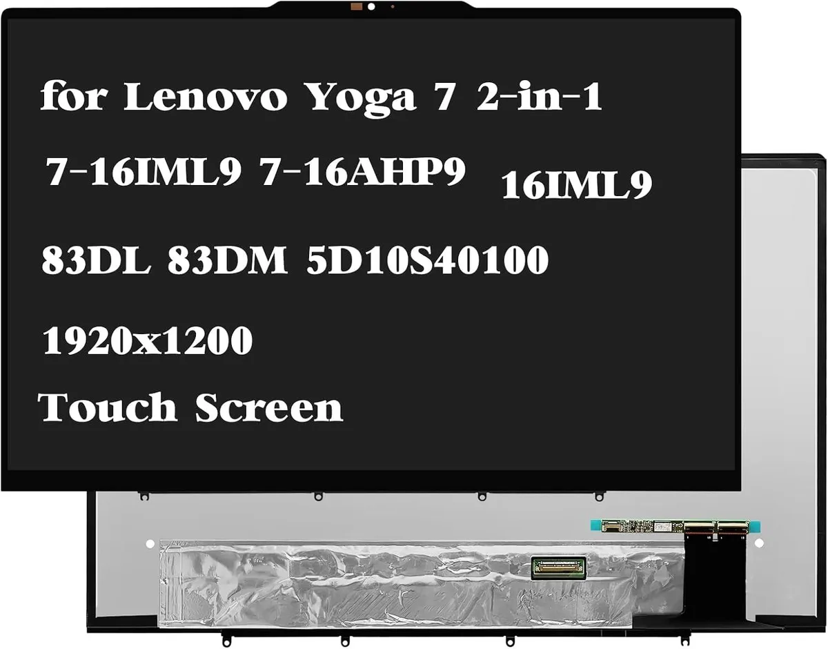 NUOLAISUN NUOLAISUN 1920x1200 30Pin laptop screen for Lenovo Yoga 7 16IML9 83DL0002US 83DL0004US — product photo
