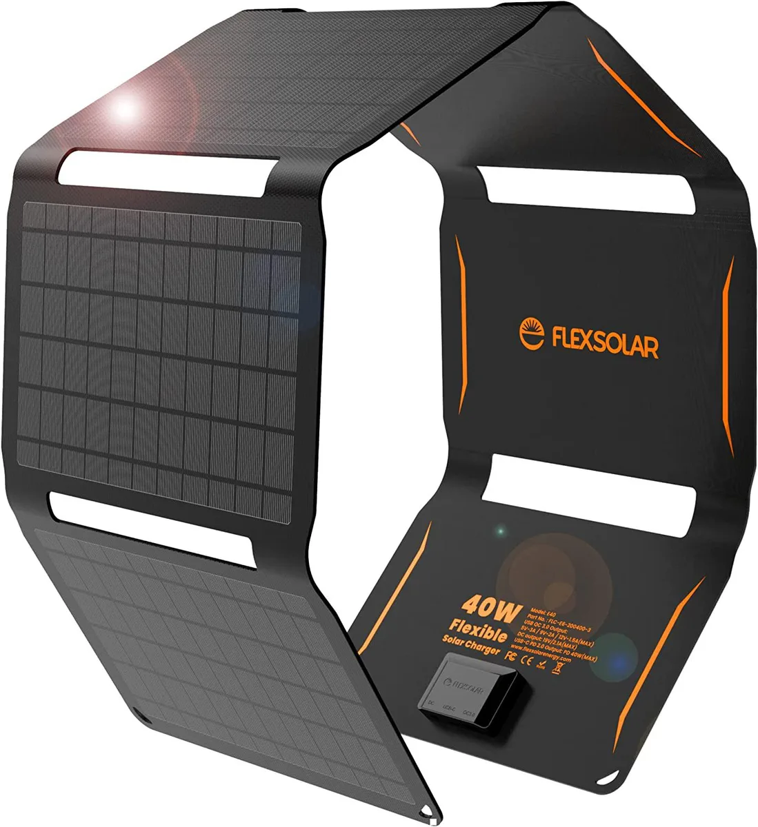DIVI DIVI 40W Foldable Solar Panel 24% IP67 1.3 kg — product photo