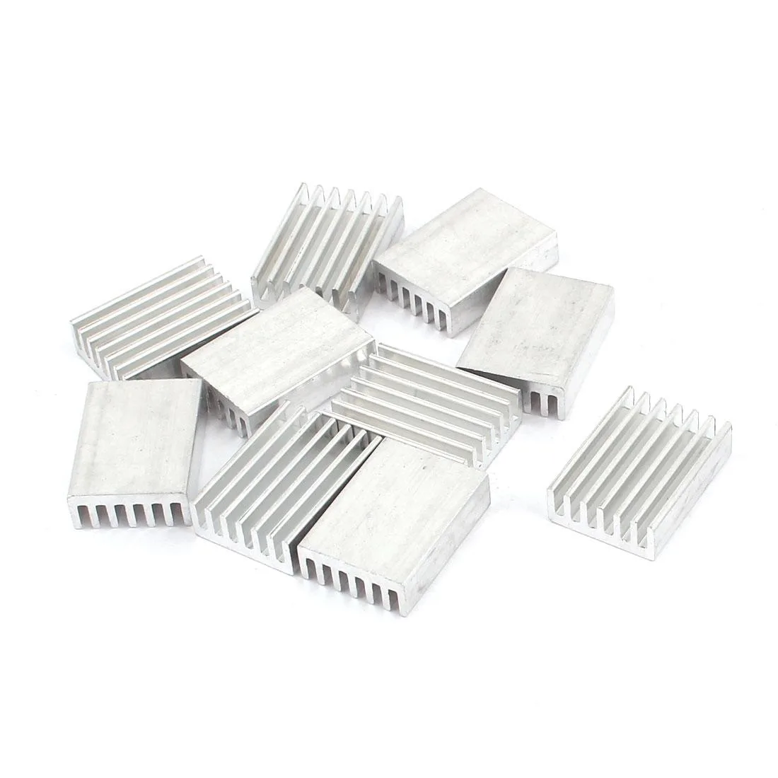 Unique-Bargains Unique-Bargains 10 Pieces Aluminum Heat Sink 20mm x 14mm x 6mm — product photo