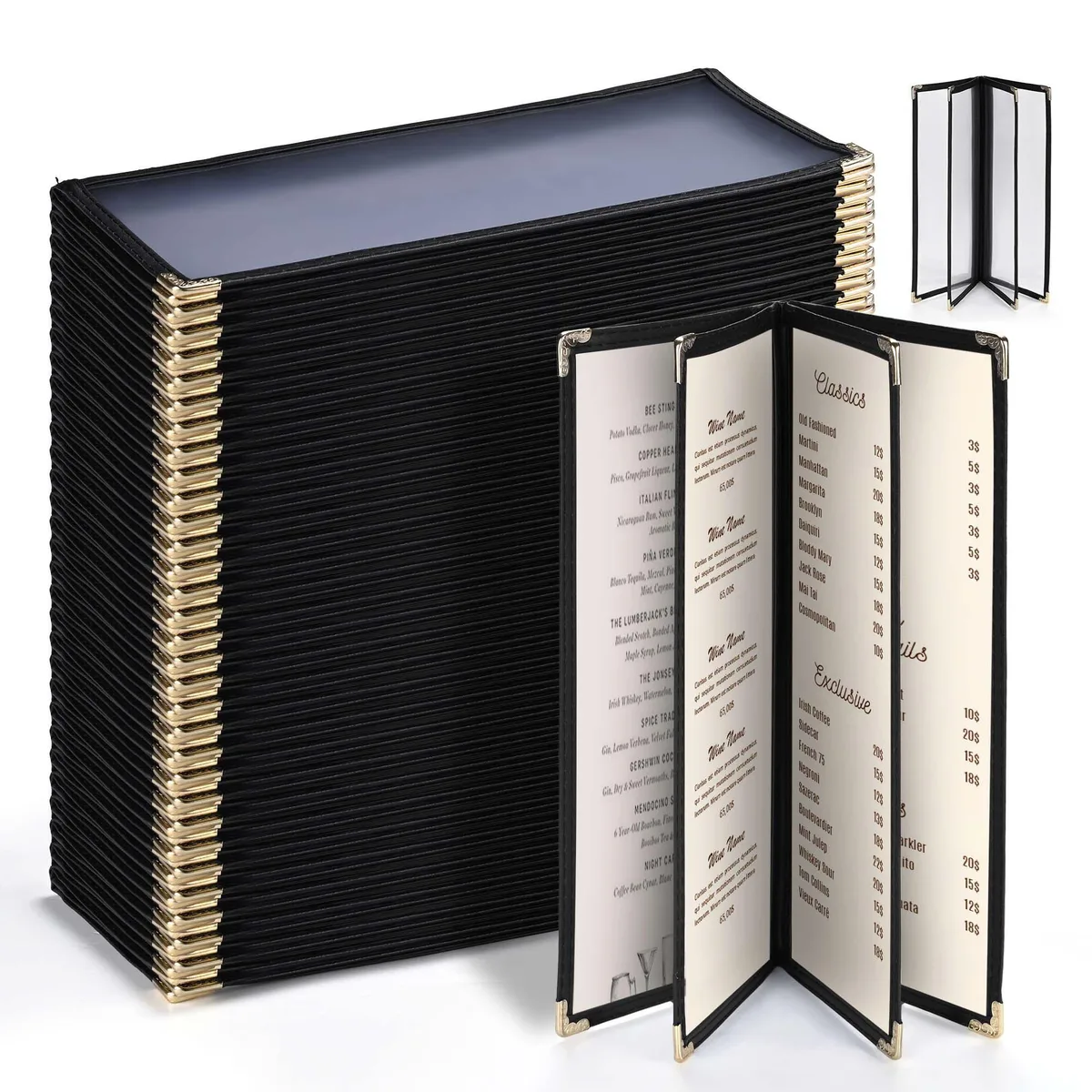 Yescom USA, Inc. Yescom USA, Inc. 26MNC031-411B4-06-30 30 Pcs Menu Cover Accessory — product photo