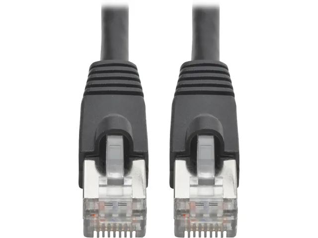 Tripp Lite Tripp Lite N262-001-BK Cat6a Shielded STP Patch Cable 1 ft Black — product photo