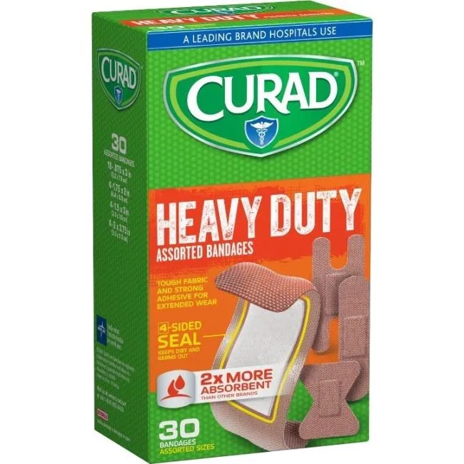 Medline Medline CUR14924RB First Aid Heavy Duty Self-adhesive Sterile Latex-free Bandages 30 Box — product photo
