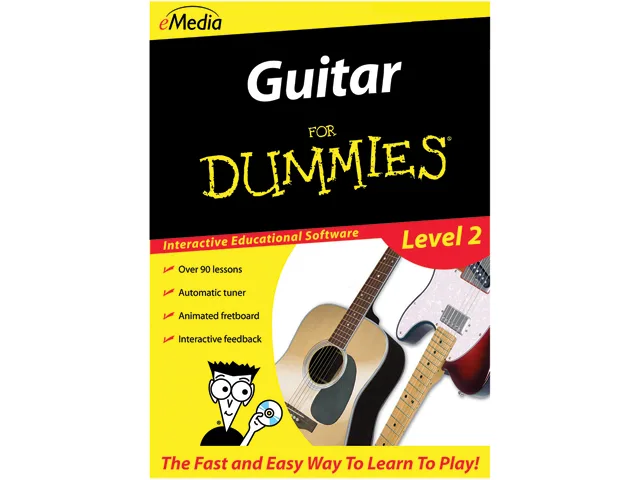 eMedia eMedia FD09107DLW Guitar For Dummies Level 2 Windows Download 90 Lessons — product photo
