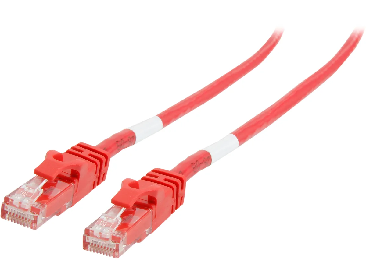 Cables To Go Cables To Go 27862 Cat6 Crossover Network Ethernet Cable Red 7 ft 2.13 m — product photo
