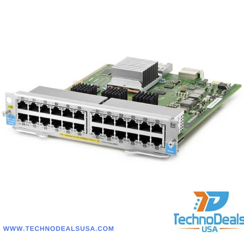 HP HP J9534A ProCurve 24 port Gig-T PoE+ v2 module — product photo