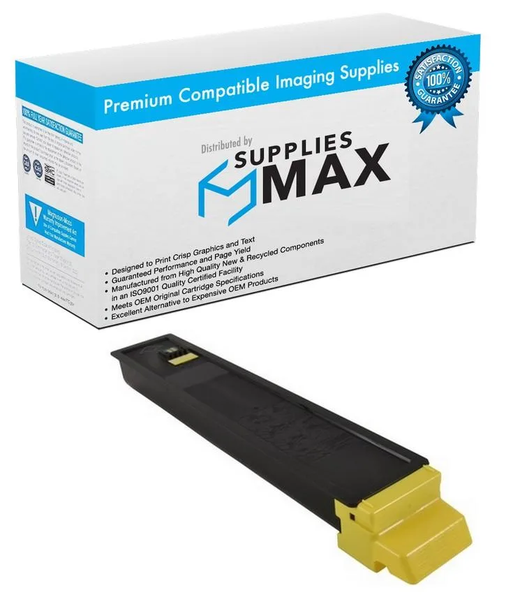 SuppliesMax SuppliesMax KYO1T02P3AUS0 Yellow Toner Cartridge 6000 Pages — product photo