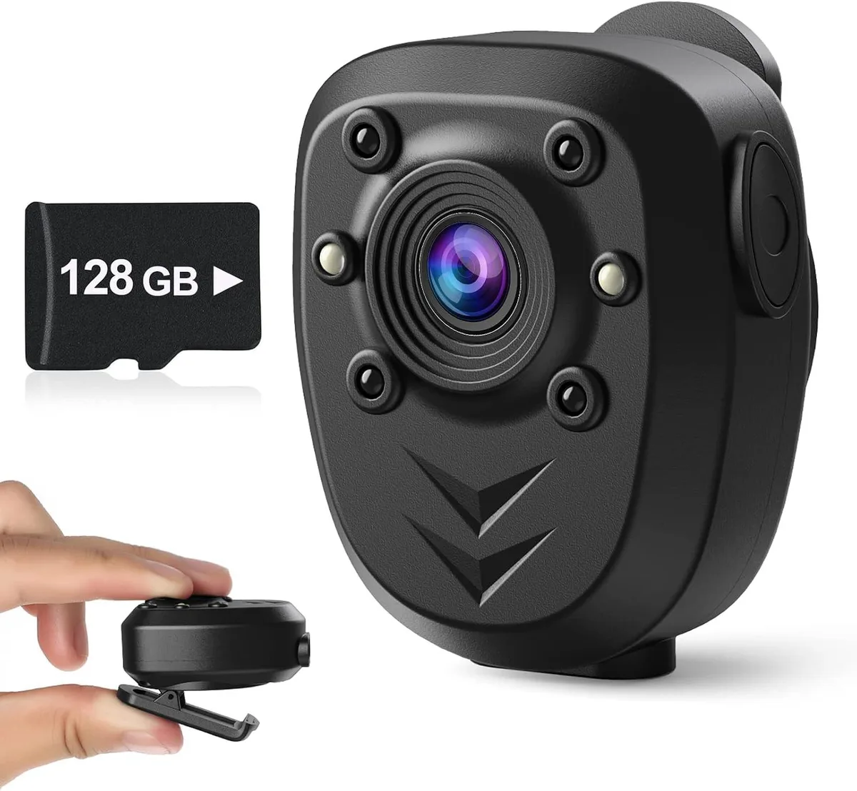 fanic fanic Mini Body Camera 1080P 128GB Night Vision Home Safety — product photo