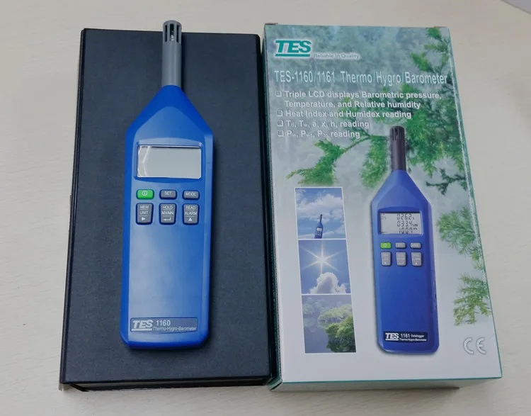 TES Electrical Electronic Corp. TES Electrical Electronic Corp. 1161 Thermo Hygro Barometer electrician tool — product photo