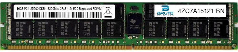 Brute Networks Brute Networks 16GB DDR4-3200 2Rx8 1.2V ECC Registered RDIMM 15121 — product photo