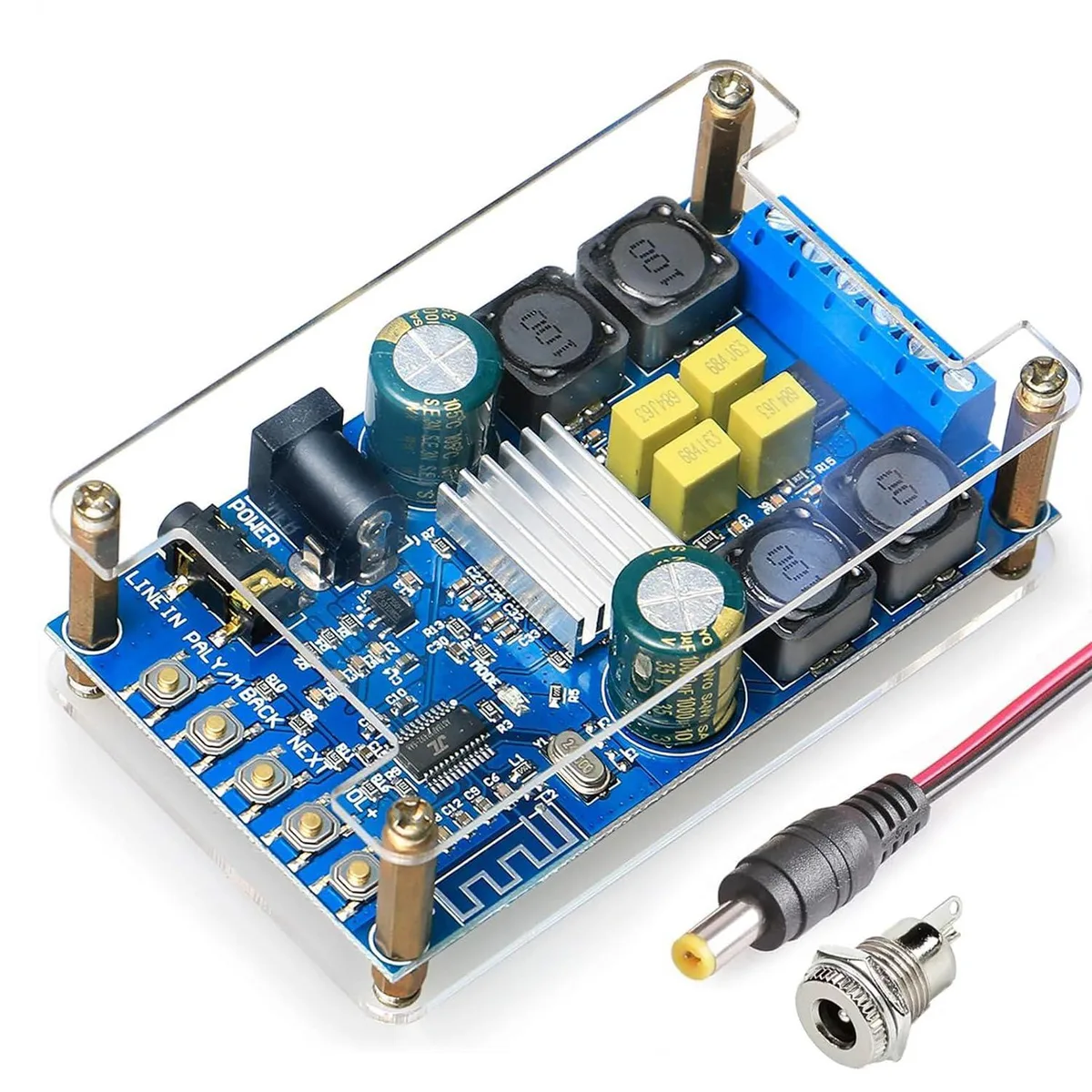 lelisten lelisten BT 5.0 Amplifier Board 100w Dual Channel DC 9V-24V — product photo