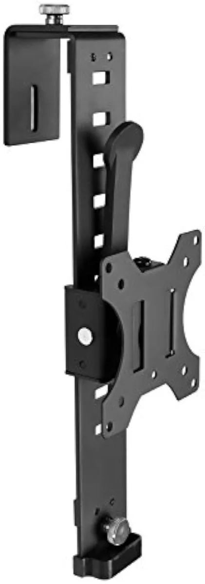TAURKENAM TAURKENAM Monitor Stand Cubicle Hanger VESA 75x75 100x100 Height Adjustable Black MI-785 — product photo