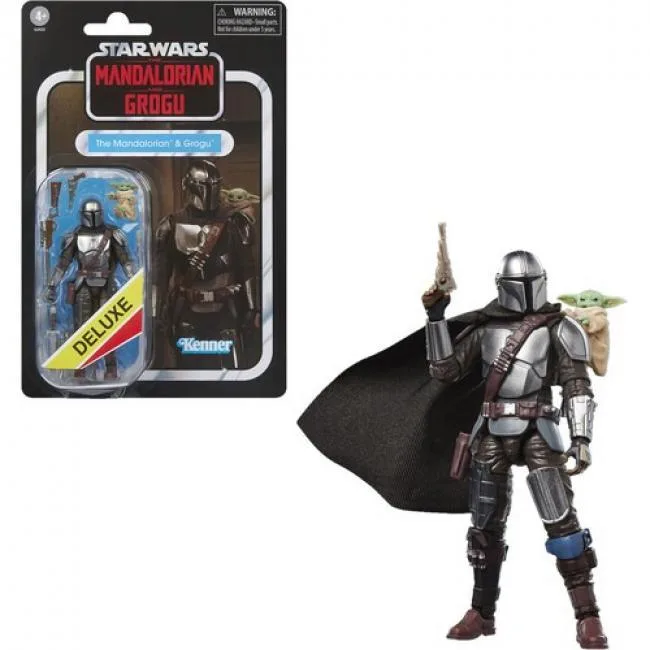 Star Wars Star Wars G25325L61 The Mandalorian &amp; Grogu Deluxe Action Figure 3.75-inch — product photo