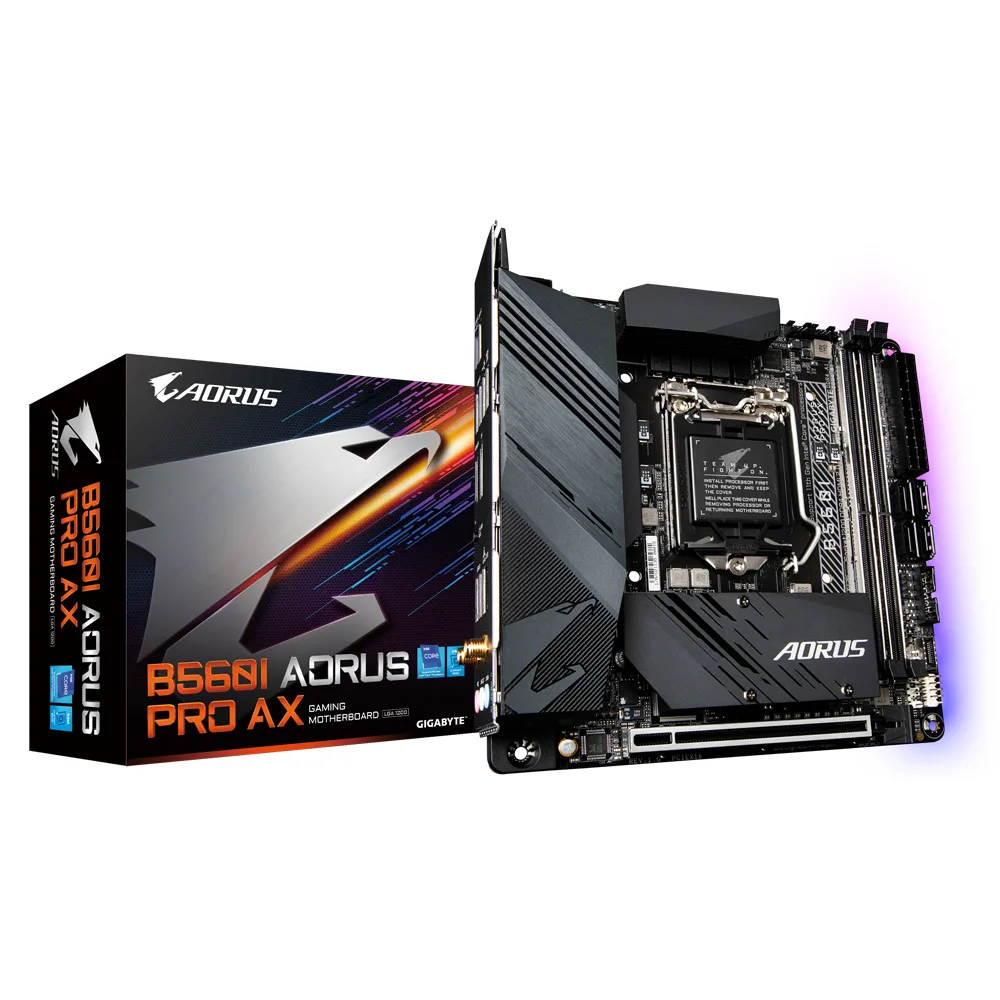 GIGABYTE GIGABYTE B560I AORUS PRO AX Intel motherboard — product photo