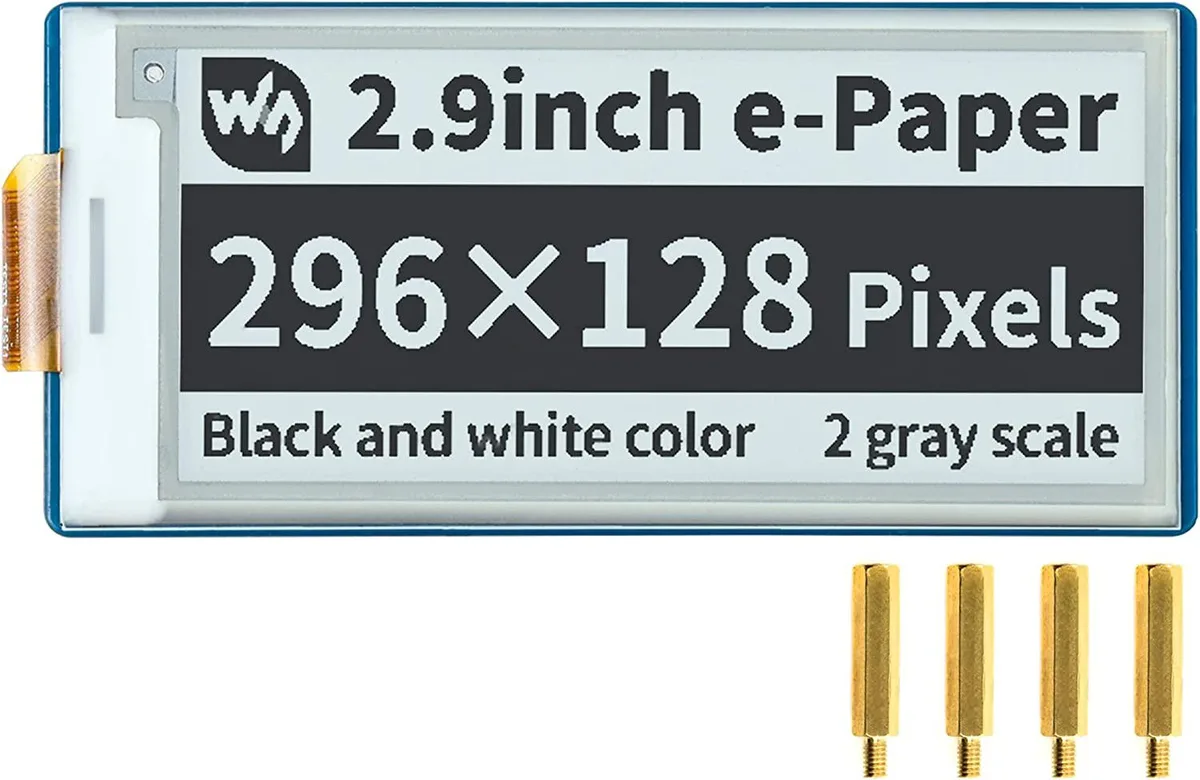 WaveShare WaveShare 2.9inch E-Paper Display Module 296×128 Black White — product photo