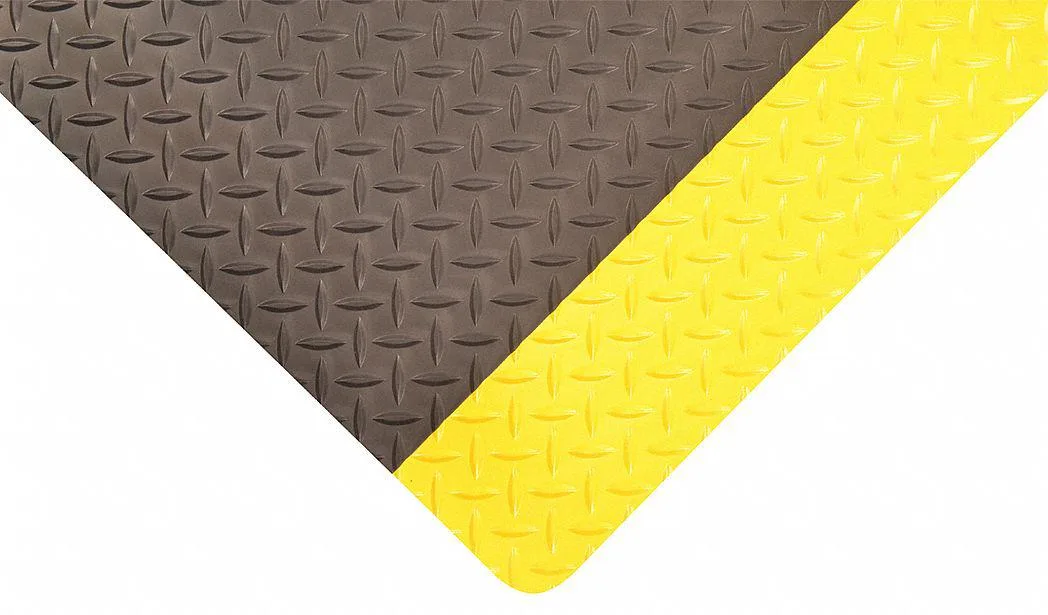 Notrax Notrax 485S0034YB Black/Yellow Antifatigue Mat 3 ft x 4 ft 9/16 in — product photo