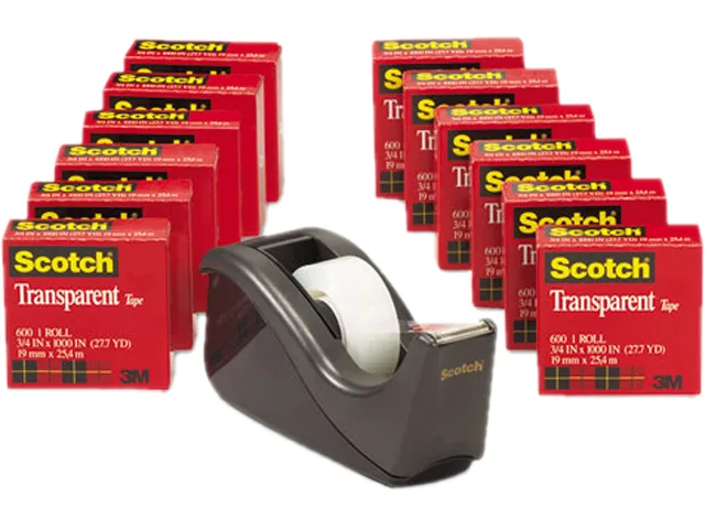 3M 3M 600KC60 C60 Desktop Dispenser 12 Rolls Tape — product photo