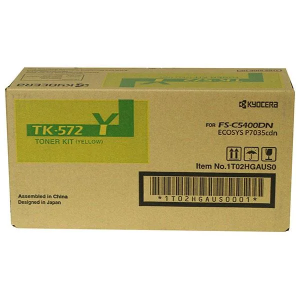 Kyocera Kyocera TK572Y Yellow Toner Cartridge 12000 Pages — product photo