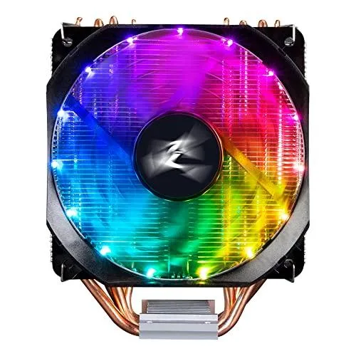Zalman Zalman 9X Optima RGB CPU Air Cooler 180W TDP 4 Heat Pipes 120mm Fan — product photo