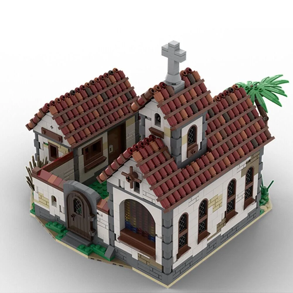 ZITIANYOUBUILD ZITIANYOUBUILD MOC-124309 Modular Church #3 Pirates 2050 Building Set — product photo