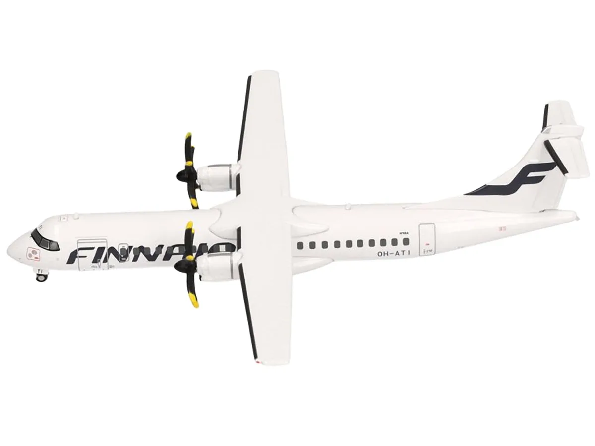Herpa Herpa ATR 72-500 "FinnAir" OH-ATI White 1/200 Diecast Airplane — product photo