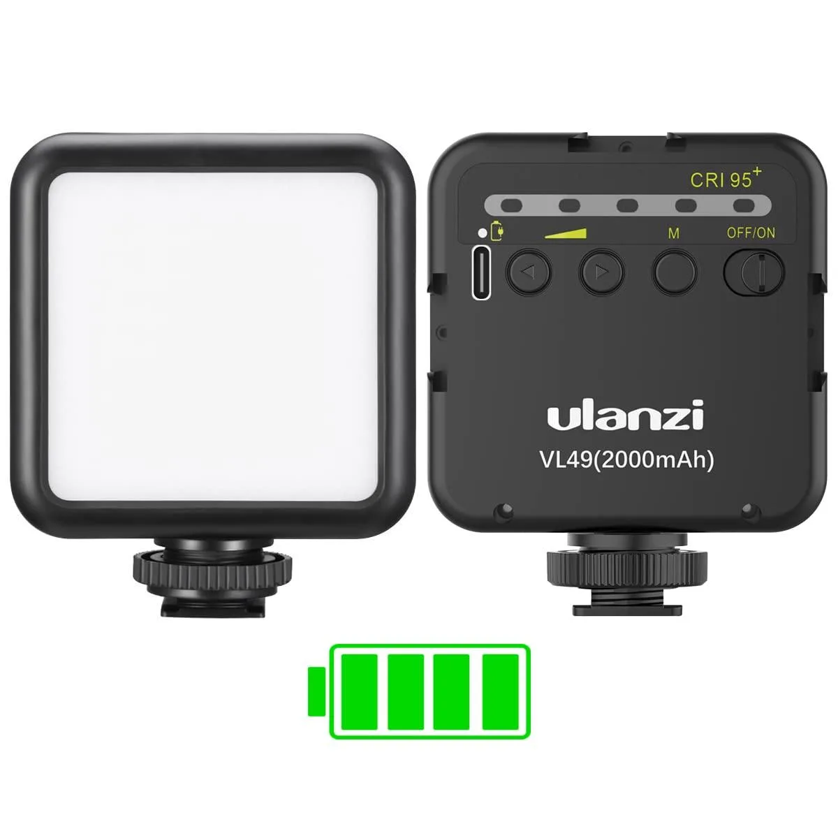  Neewer VL-49 2000mAh LED Video Light 49 LED 5500K 3 Cold Shoe — product photo