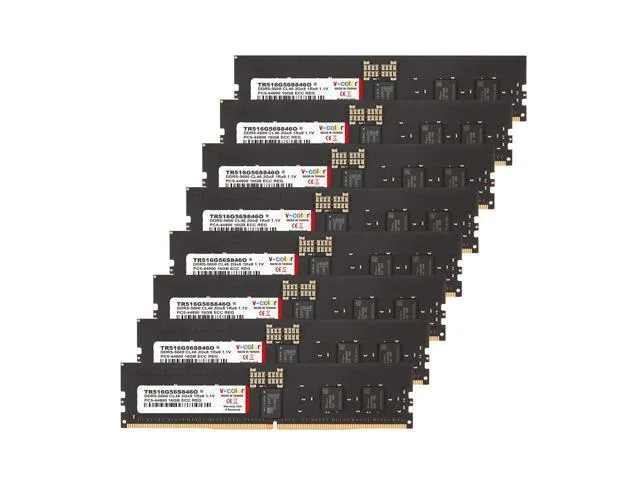 V-color V-color TR516G56S846O 128GB (16GBx8) DDR5 5600 CL46 ECC R-DIMM 1.1V — product photo