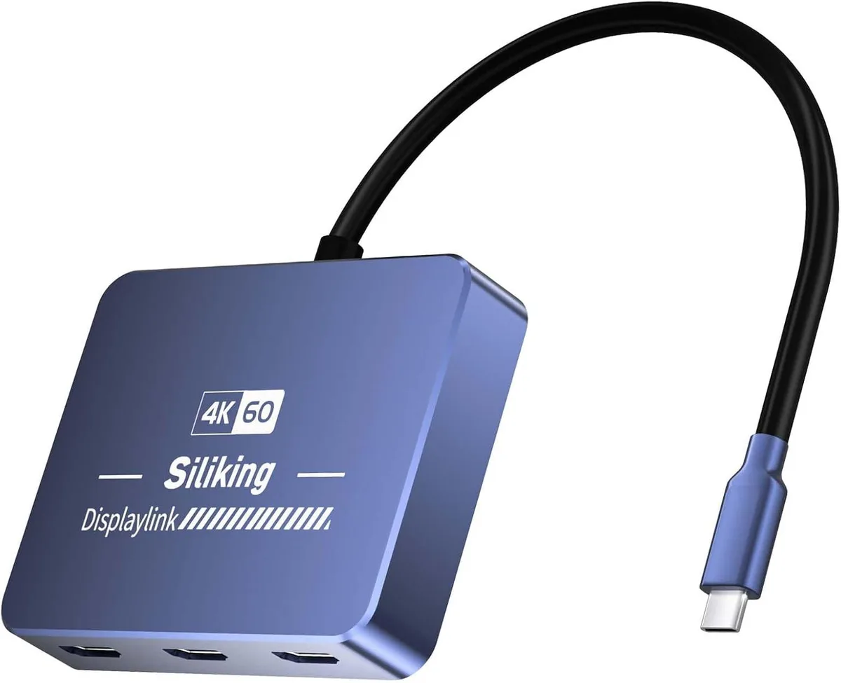 Boxwave Boxwave USB-C Triple Docking Station 4K 60Hz DisplayLink Thunderbolt — product photo