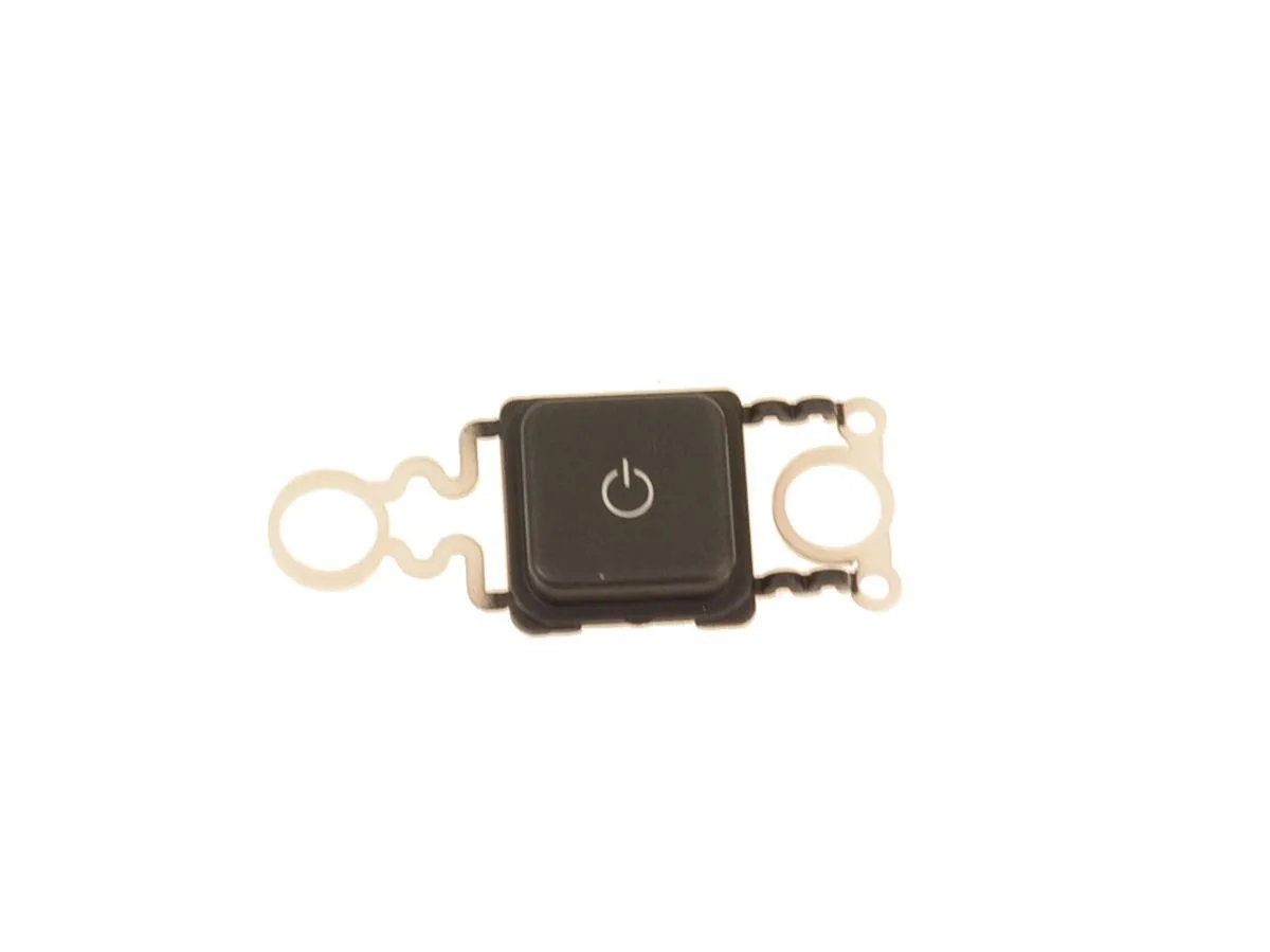 Small black plastic power button cover for Dell Latitude 5340 and 5350 laptops