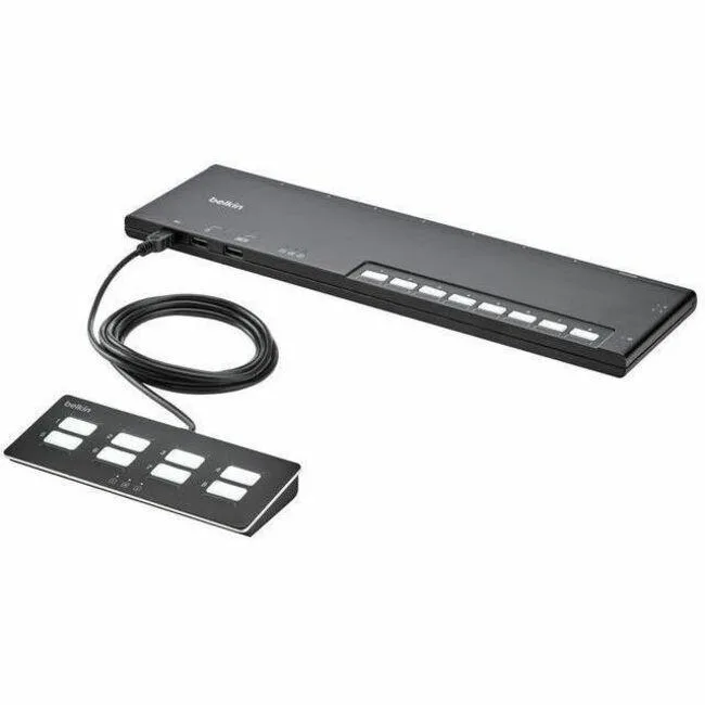 Belkin Belkin 8-Port Single Head Secure KVM Switch PP4.0 Remote F1DN108MODBA4 — product photo