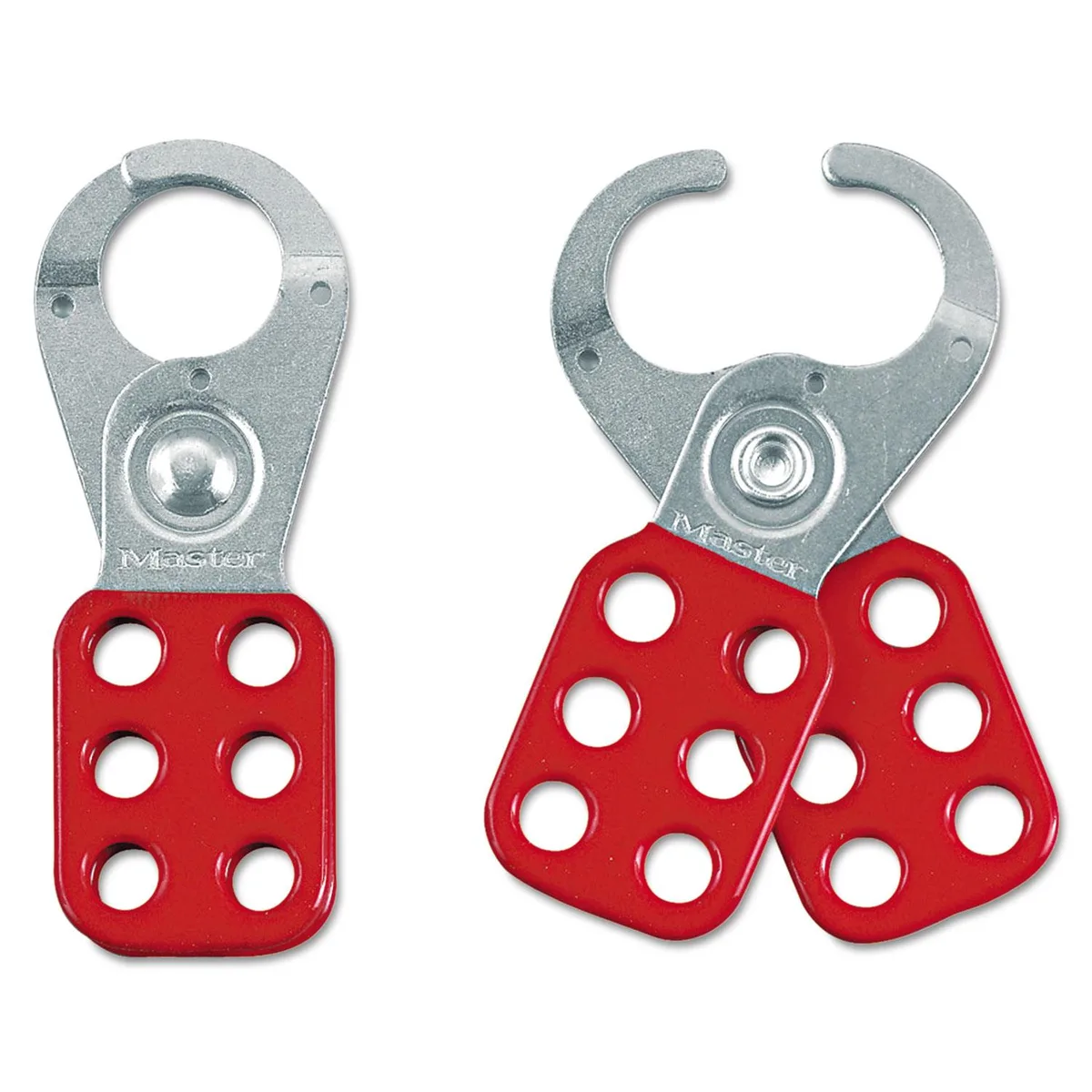 Master Lock Master Lock 420 Safety Lockout Hasps 1 in Jaw Dia Red inventory supply — product photo
