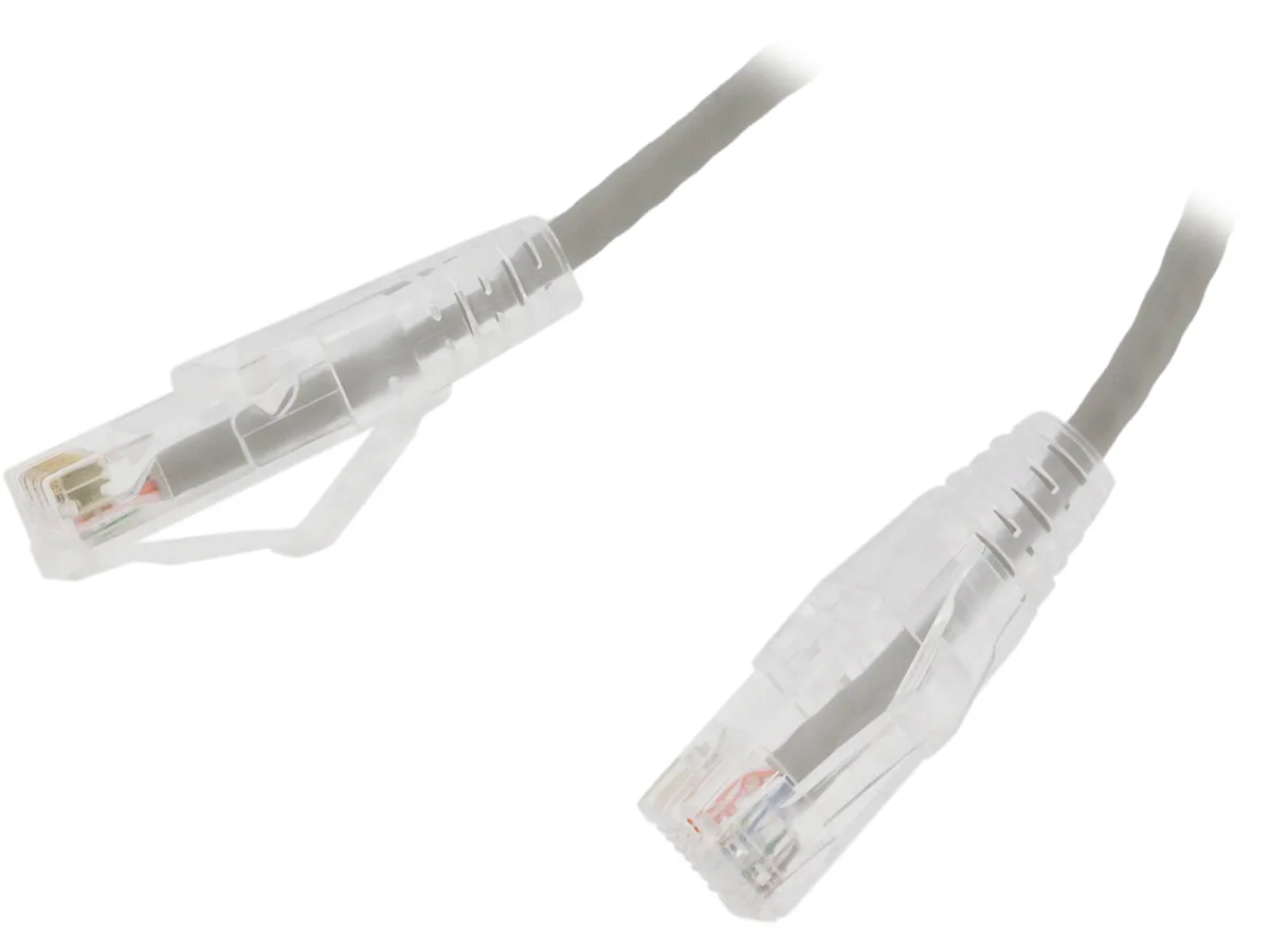 Nippon Labs Nippon Labs SLCAT6-28-1GY network ethernet cable Cat 6 28 AWG 1 ft Gray — product photo