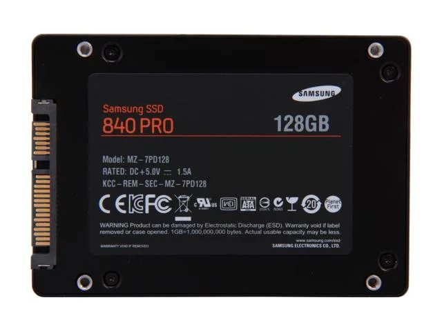 SAMSUNG SAMSUNG 840 Pro 128GB 2.5" SATA Internal SSD — product photo
