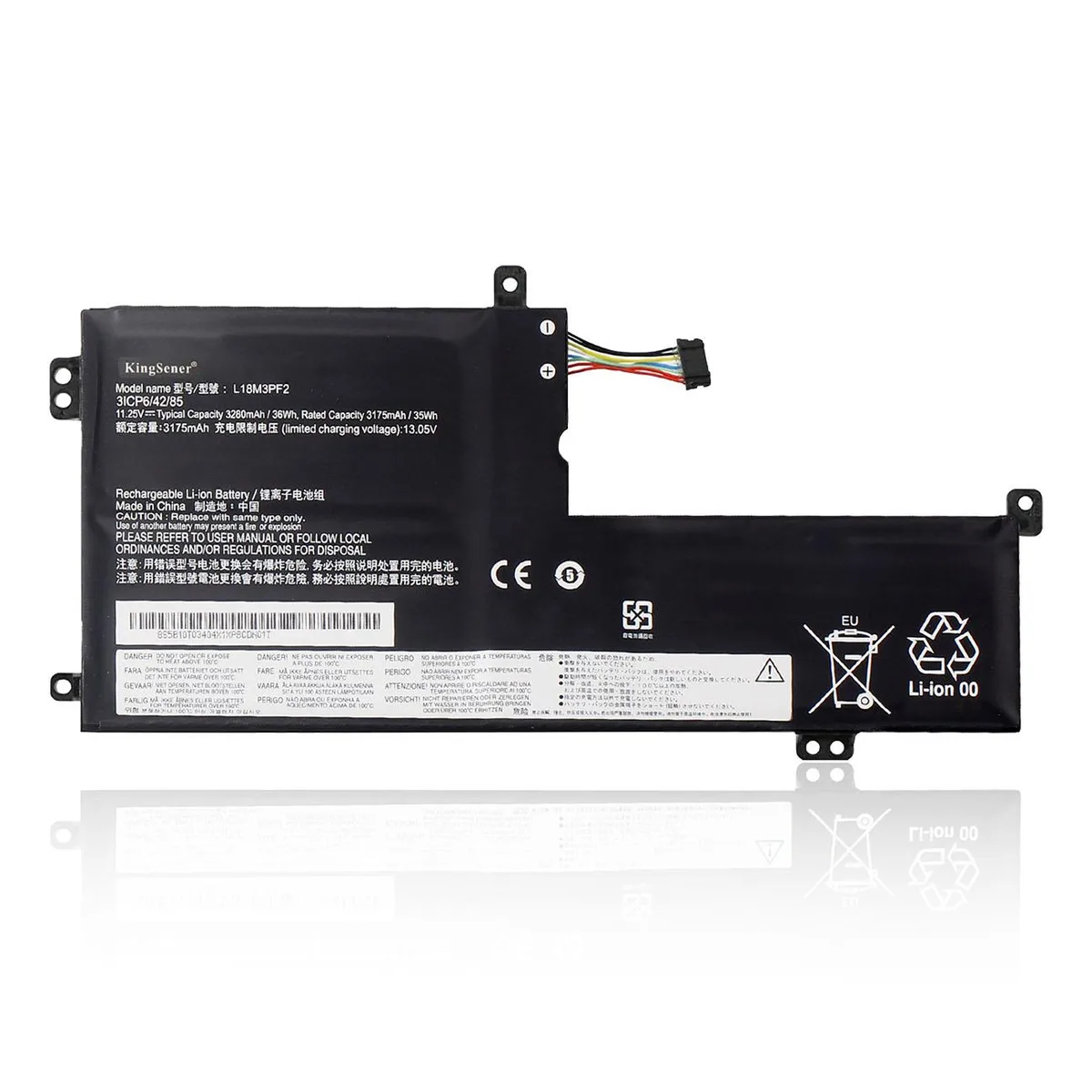 KingSener KingSener L18M3PF2 3280mAh 36WH 11.25V laptop battery — product photo