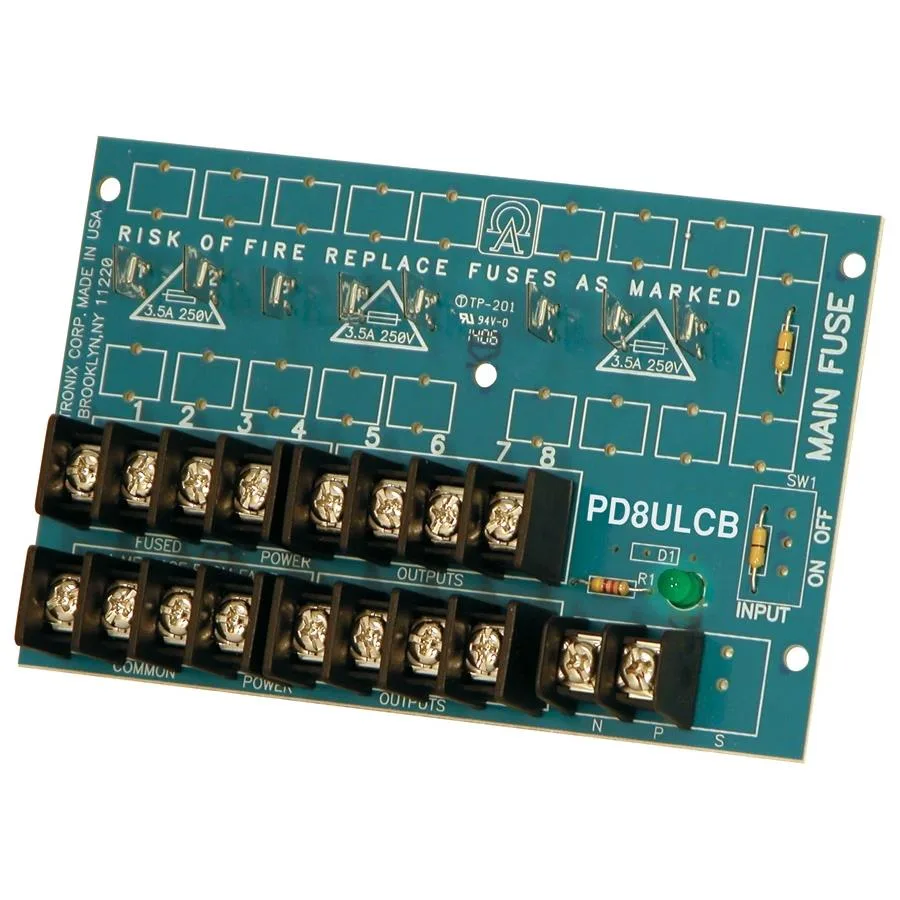 Altronix Corporation Altronix PD8ULCB 8-Output Power Distribution Module 28 V AC/DC — product photo