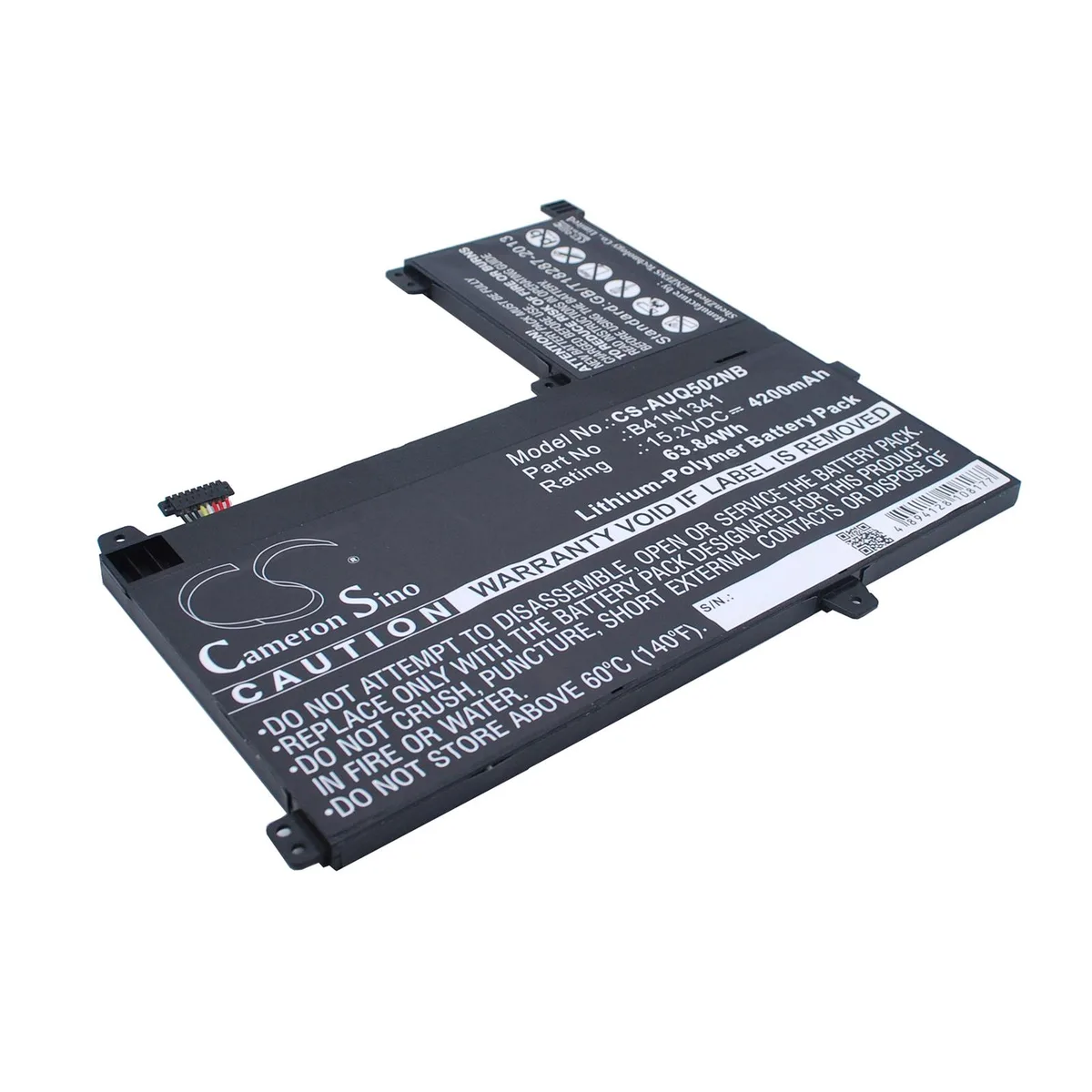 Cameron &amp; Co Cameron &amp; Co DS-CS-AUQ502NB laptop battery 15.2V 4200mAh Li-Polymer Black — product photo