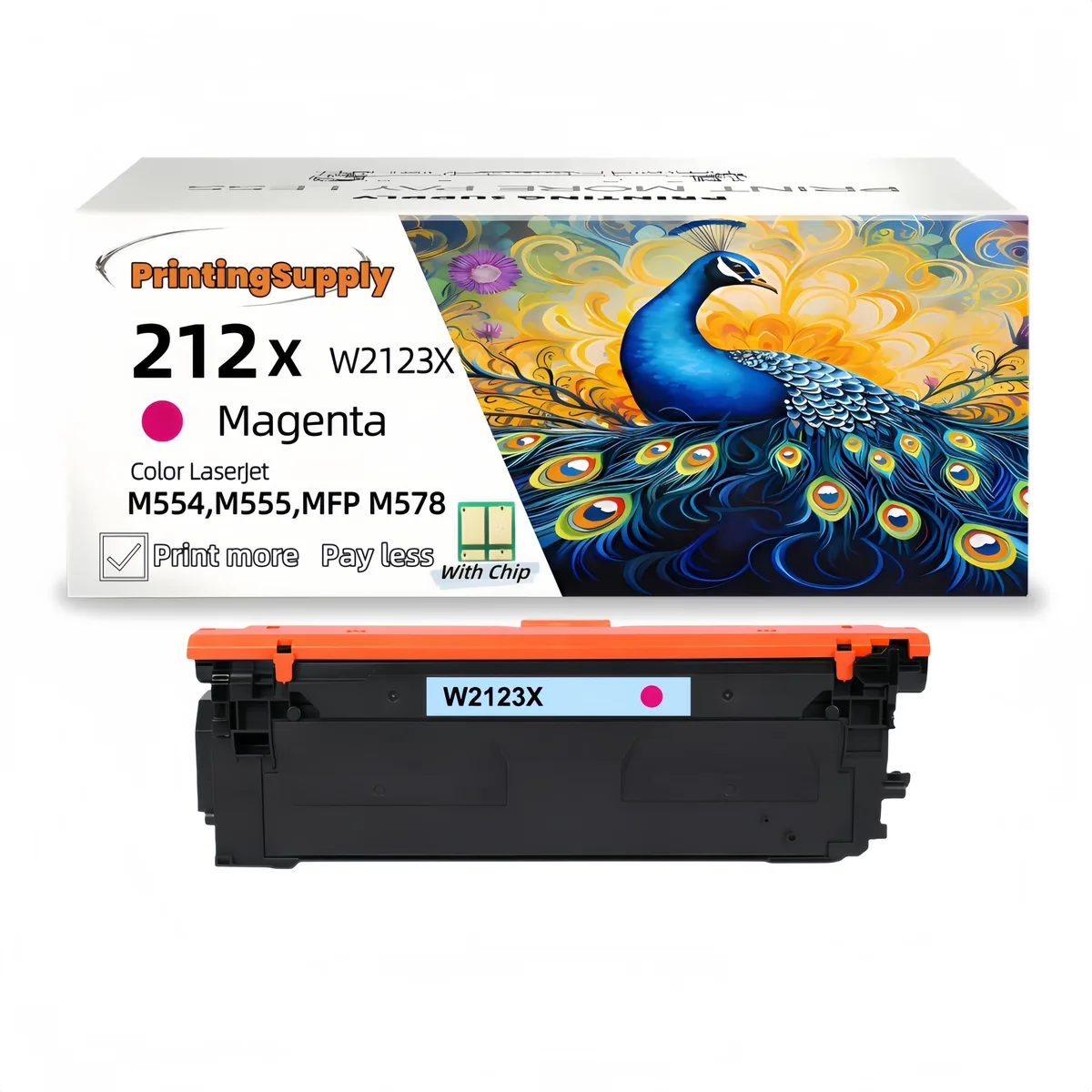 Ninestar Technology Ninestar Technology W2123X High-Yield Magenta Toner Cartridge — product photo