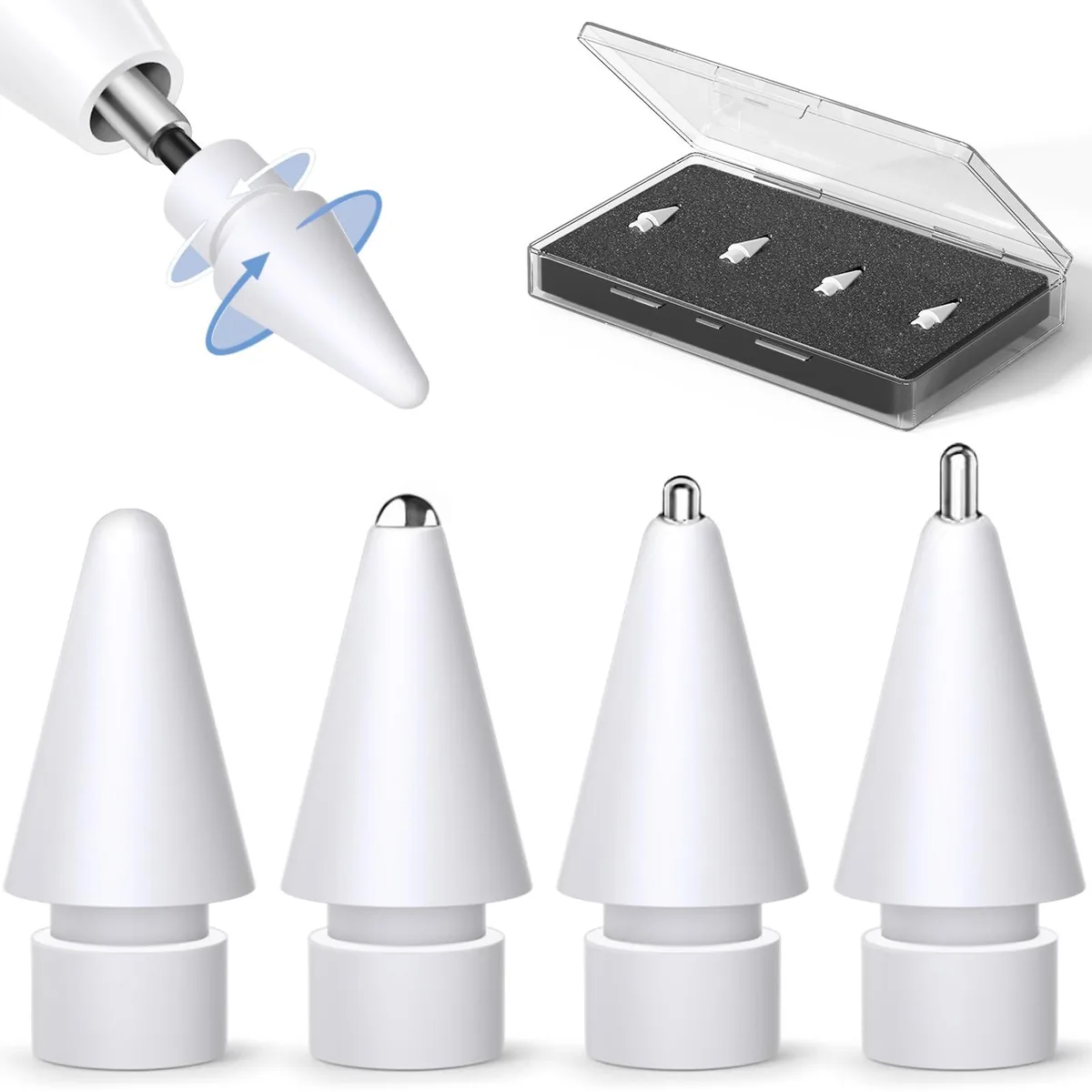Inesore Replacement Tips for Apple Pencil 4 Pack — product photo