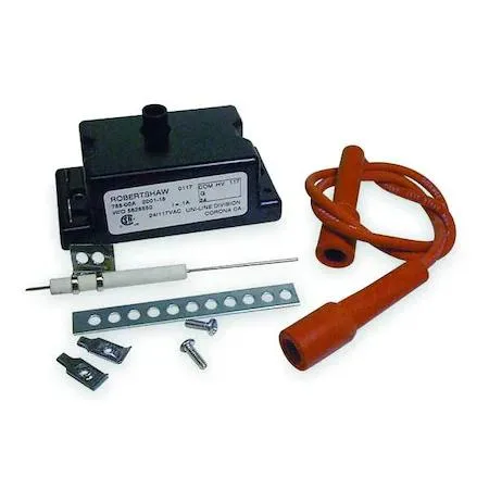 Robertshaw 785-001 pilot relight kit, compact HVAC control module, matte grey finish