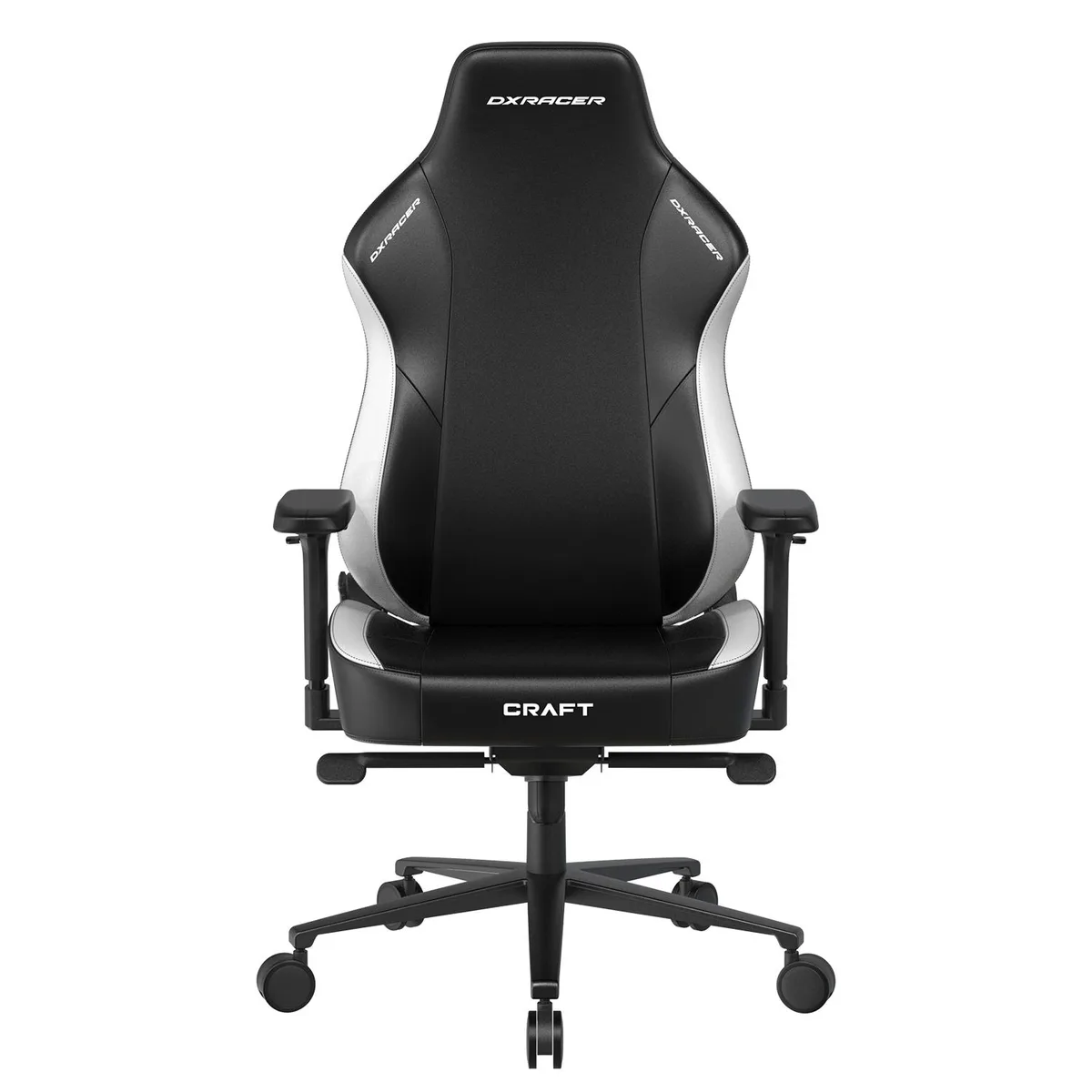 DXRacer DXRacer Craft XL Gaming Chair PU Leather Black White — product photo