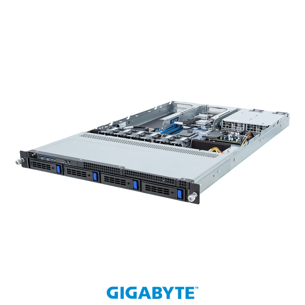 GIGABYTE GIGABYTE R133-X13-AAB1 barebone server 1U Xeon E-2400 1 GPU — product photo
