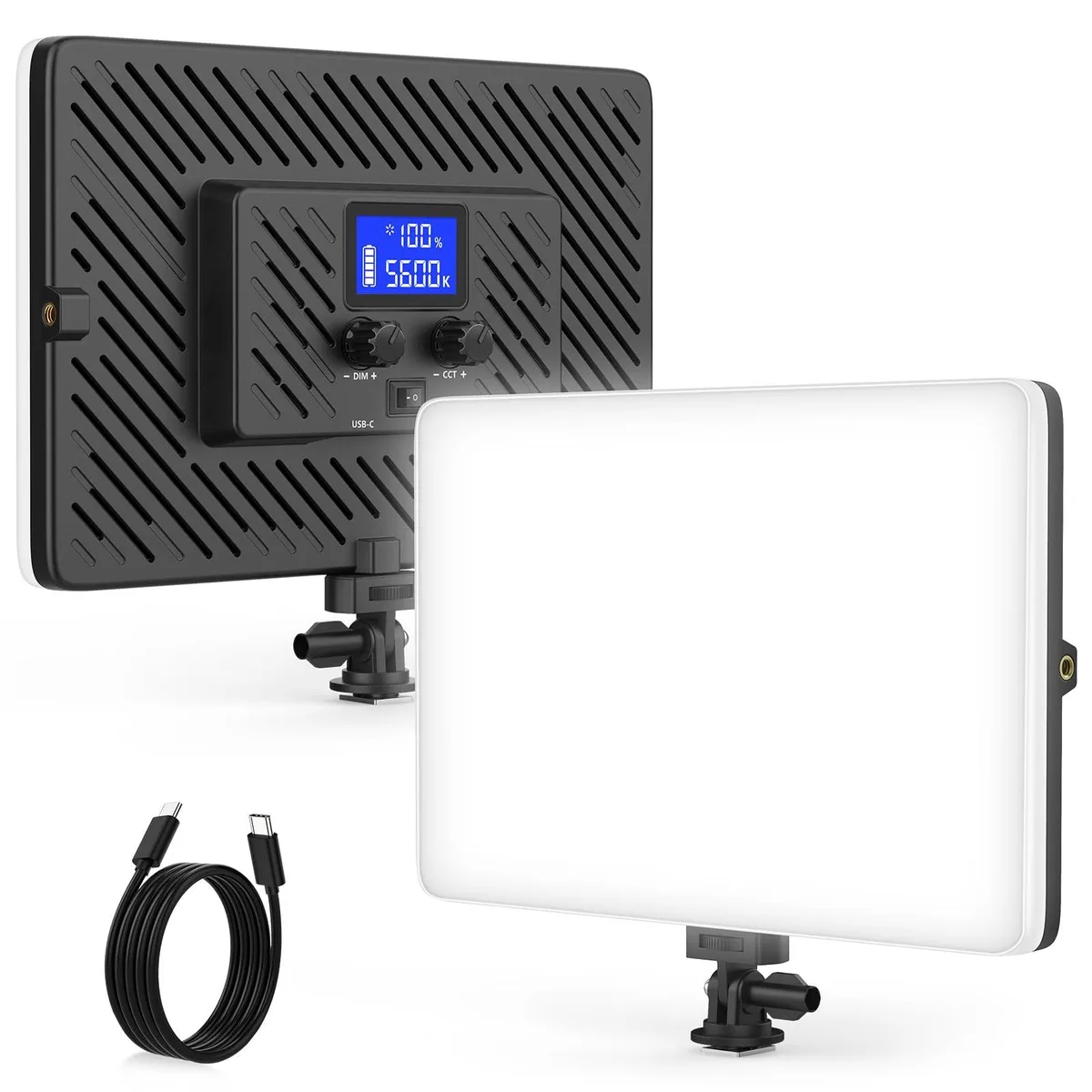  Unicucp U-L20 20W LED Video Light Panel 4000mAh USB-C — product photo