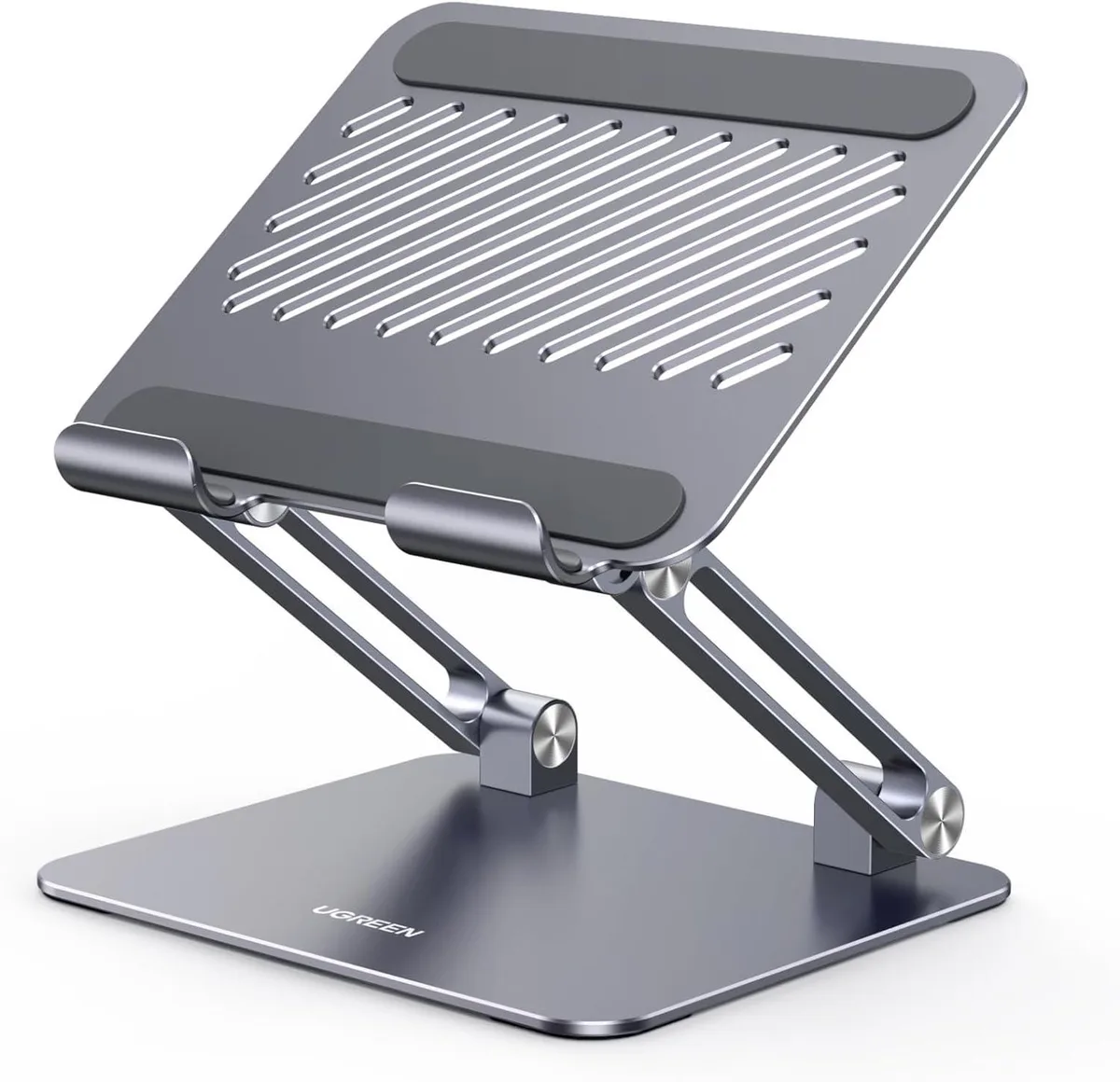 Vszerda Vszerda Tablet Stand Dual Rod Aluminium Grey 4-13 inch — product photo