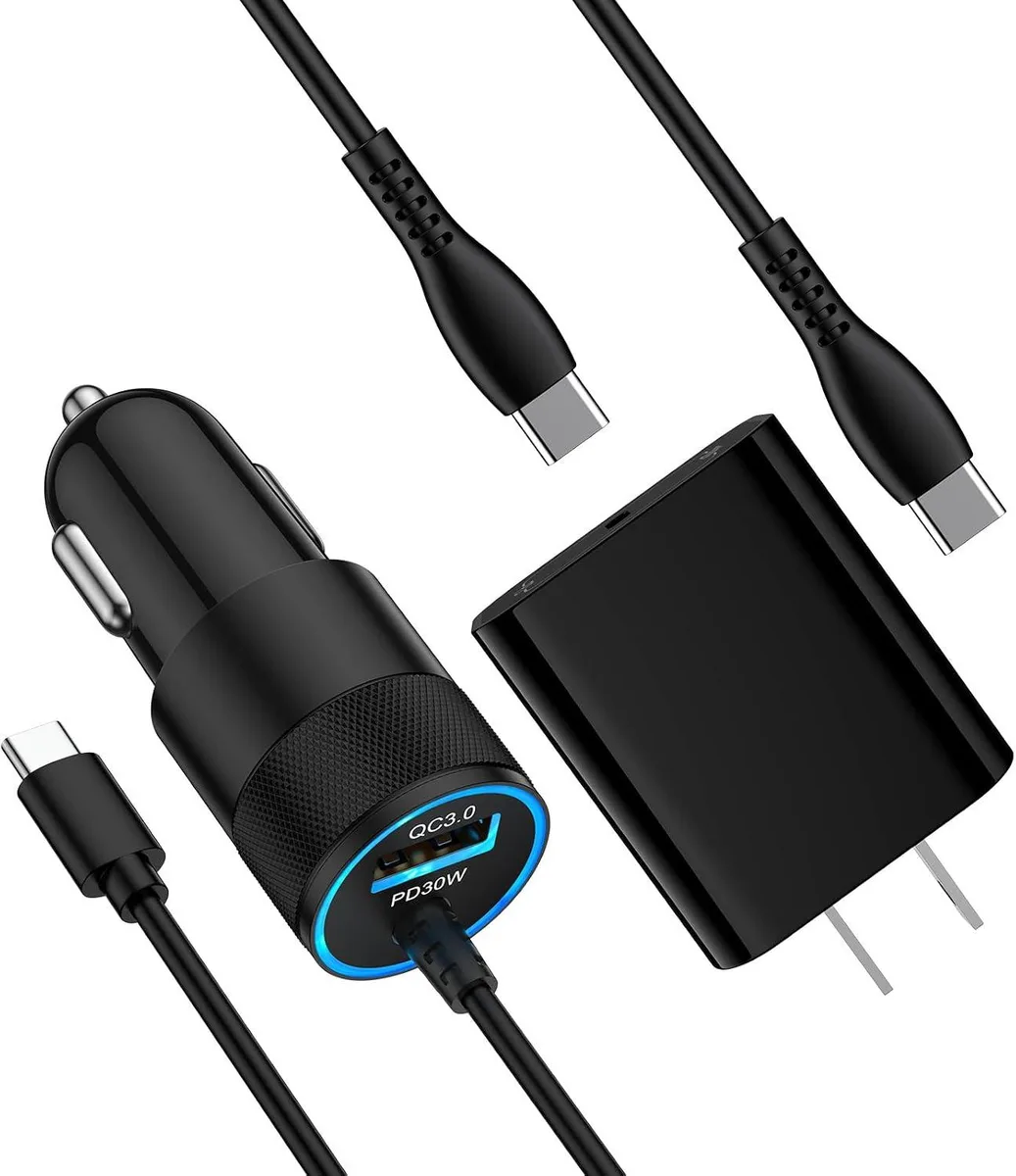 Leelbox Leelbox USB-C Car &amp; Wall Charger Kit 3.3 ft / 6 ft — product photo