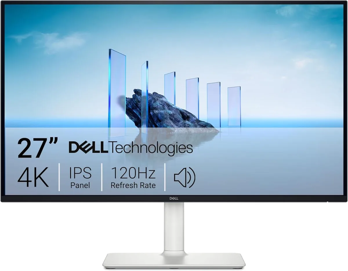 DELL DELL S2725QS 27" 4K 120Hz IPS Monitor Ash White — product photo