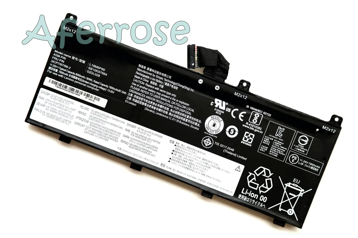 GOLDIX GOLDIX L18C6P90 L18M6P90 90Wh 11.25V laptop battery for ThinkPad P53 — product photo
