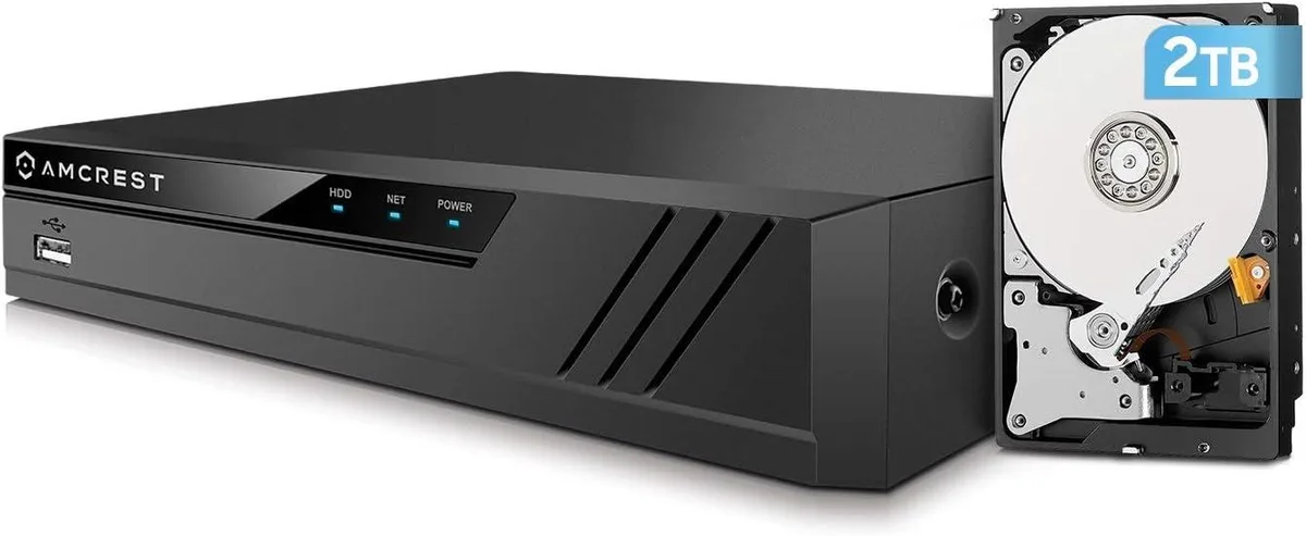 Amcrest Amcrest NV4116E-HS 16CH 8 Port PoE 2TB video recorder — product photo