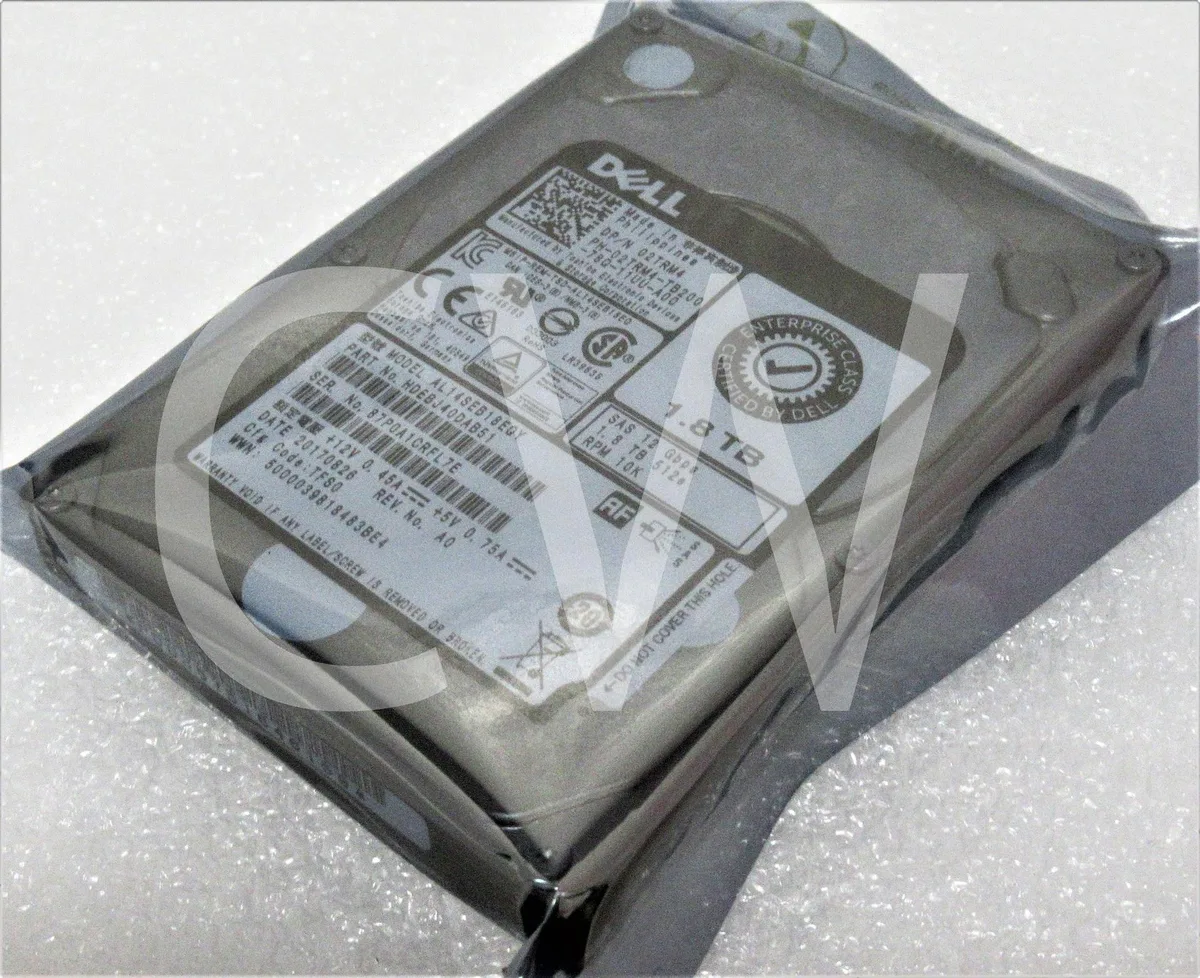 DELL DELL 1.8TB 10K SAS 12G 2.5 internal hard drive — product photo
