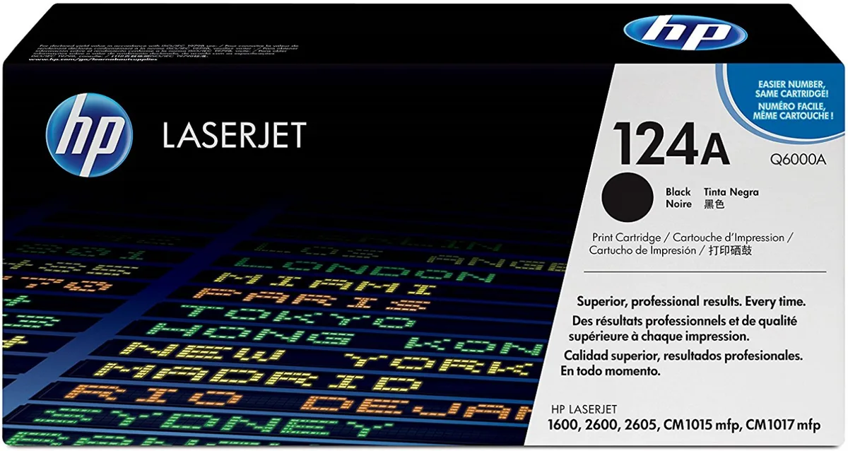 HP HP Q6000A (124A) Black Laser Toner Cartridge 2500 Pages — product photo