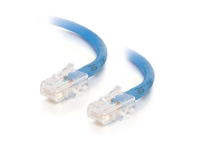 Cables To Go Cables To Go 25462 network ethernet cable Cat5e RJ45 1 ft blue unshielded — product photo