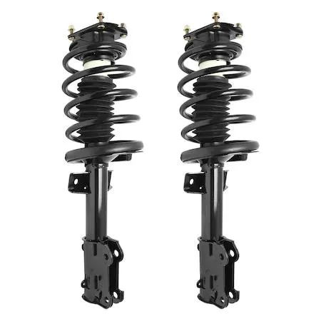 Unity front strut assembly kit, two silver units, 2011-2014 Ford Mustang